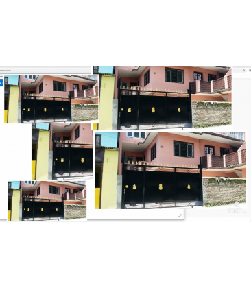 Ghattekula - whole house with 10 rooms and two cars/motorcycle wide road front
