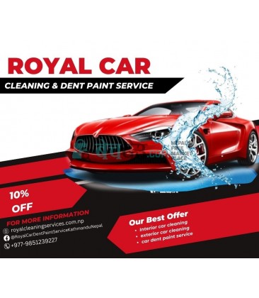 Car cleaning and dent paint service in Kathmandu